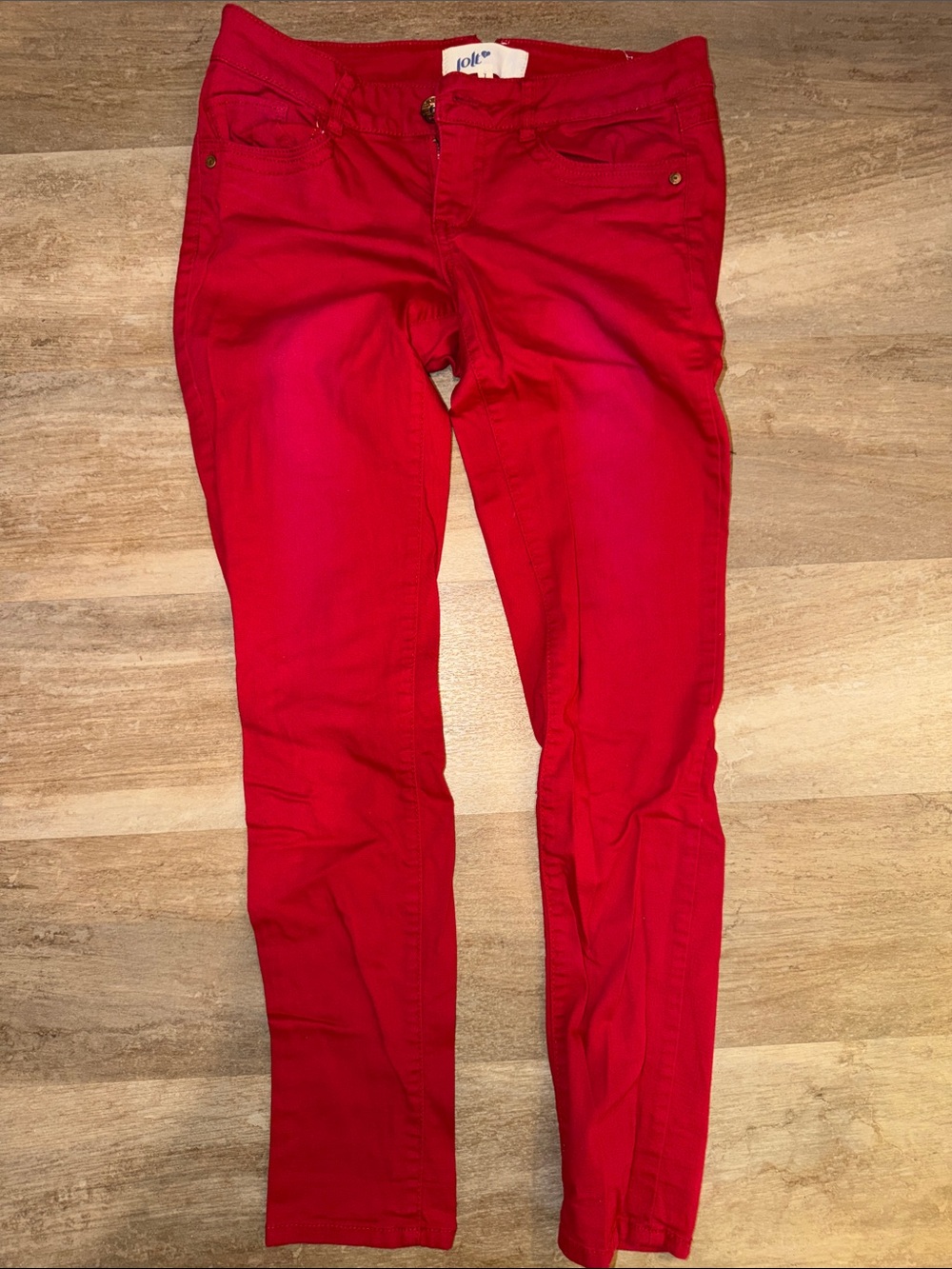 Red Women's Skinny Jeans